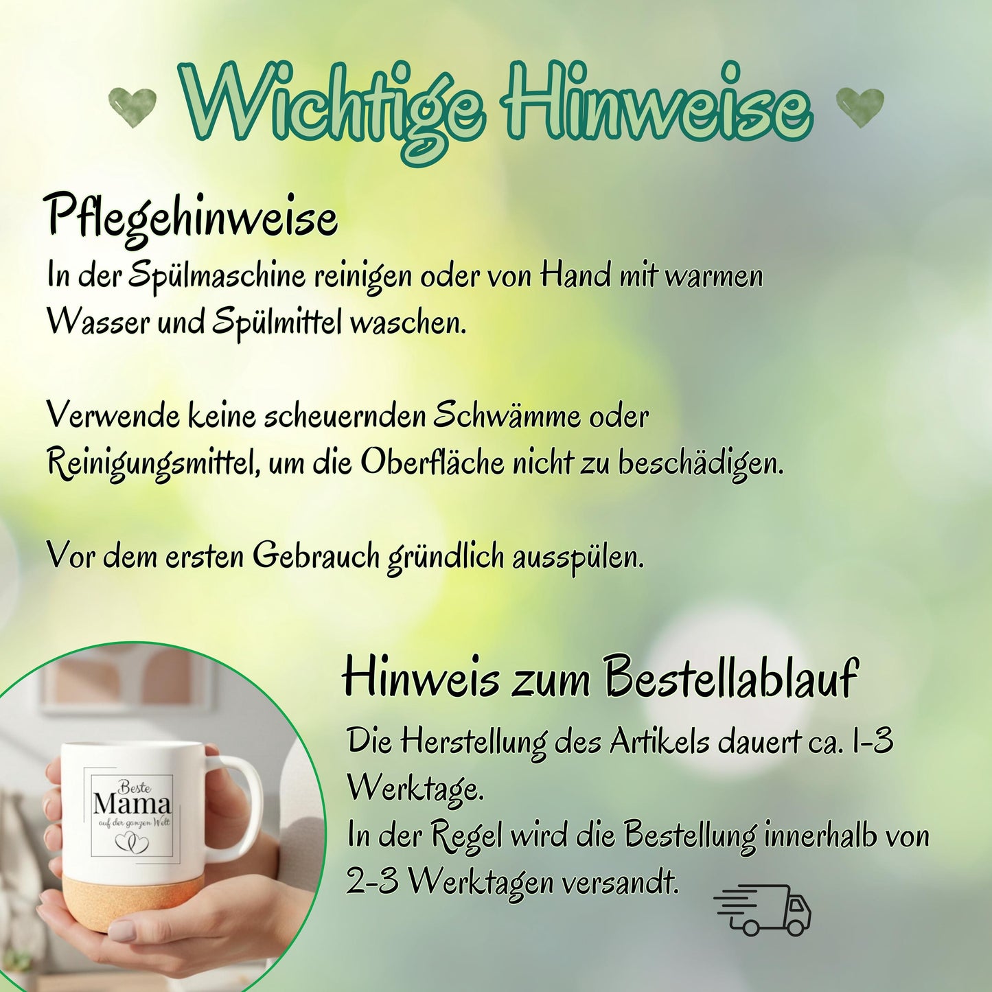 Beste Mama Tasse mit Spruch – Muttertagsgeschenk Mama, Kaffeebecher Mama Geschenkidee