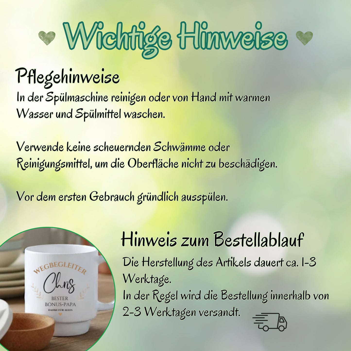 Tasse Bonus-Papa personalisiert mit Namen | Geschenk für Stiefvater oder Wahlpapa
