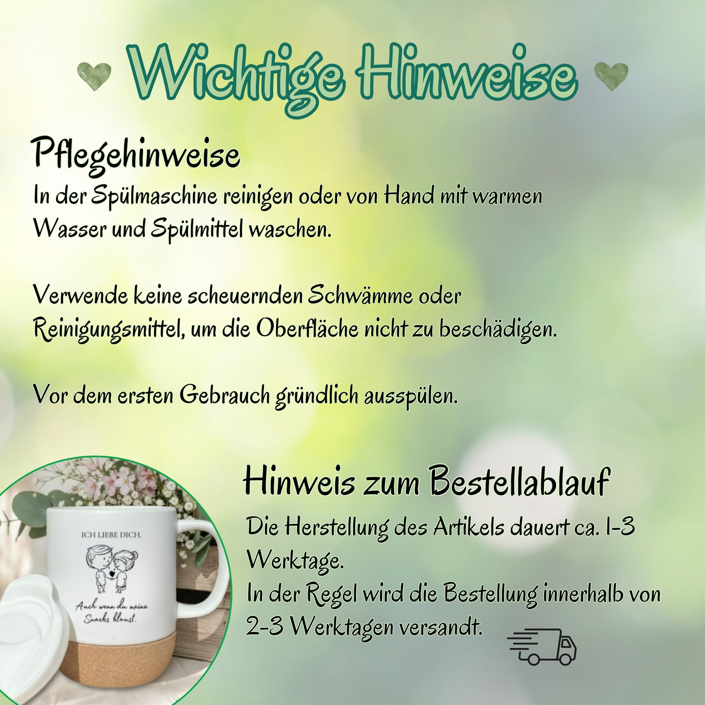 Paar Tasse Valentinstag & Jahrestag – Korktasse Geschenk für Paare