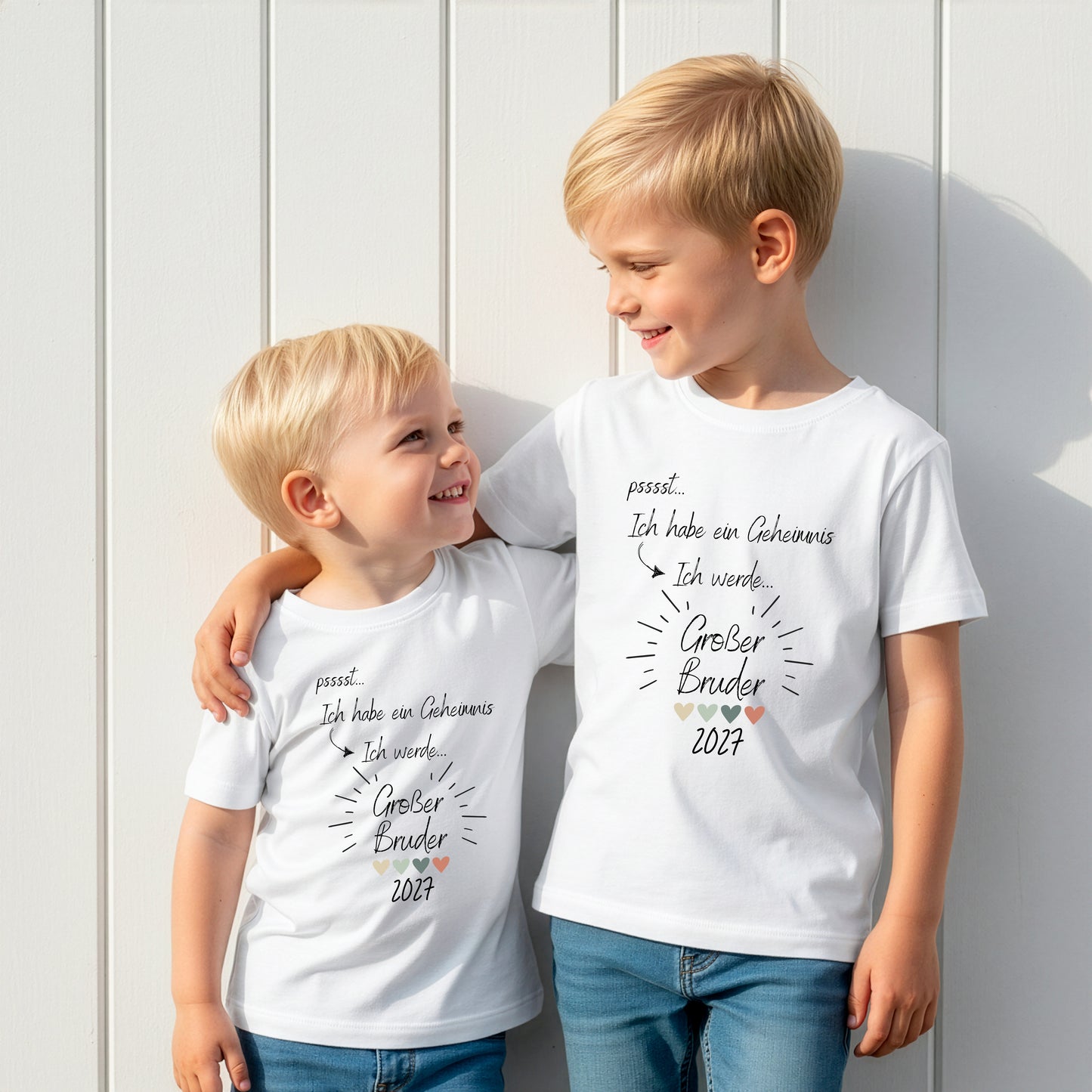 Ich werde großer Bruder Shirt Geheimnis | T-Shirt zur Schwangerschaftsverkündung