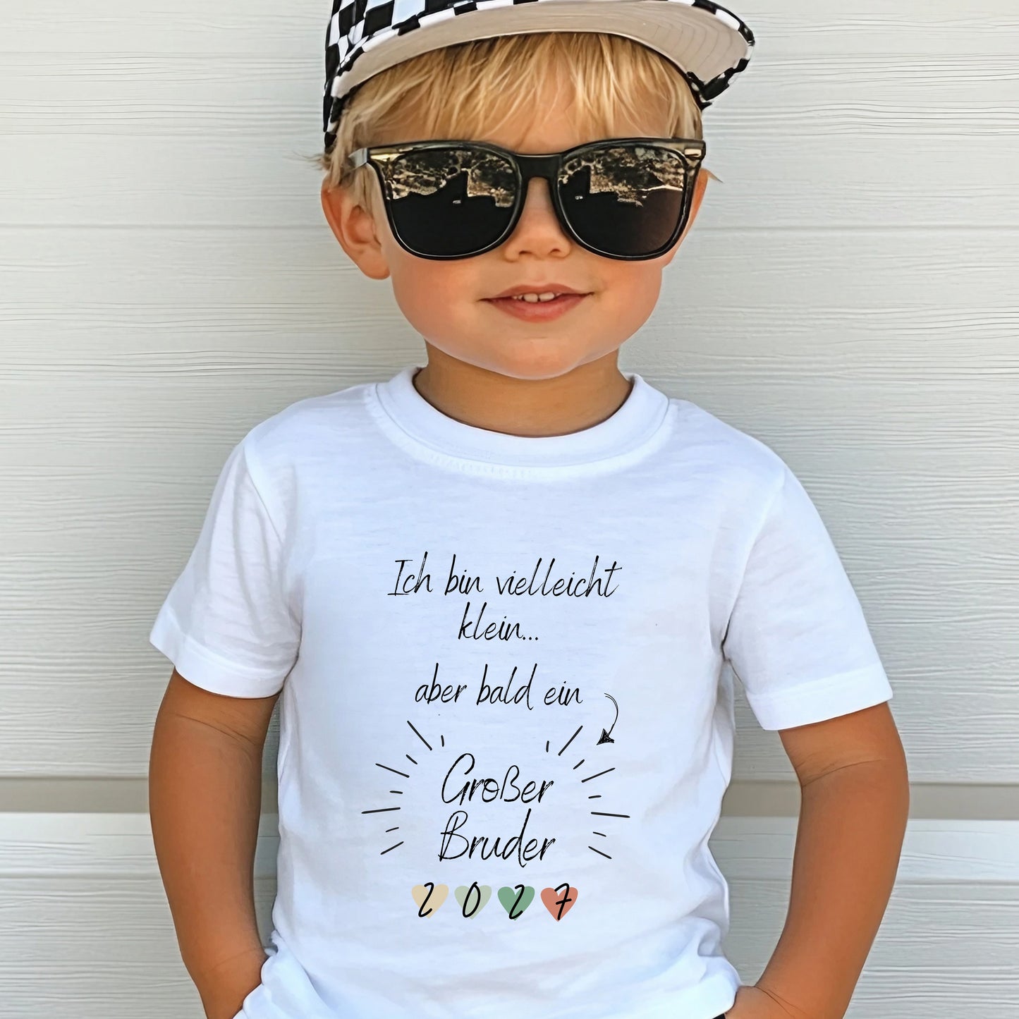 Ich werde großer Bruder Shirt | Geschwister Outfit zur Babyankündigung