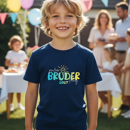 Ich werde großer Bruder T-Shirt Sonne | Babyankündigung Geschwister Outfit