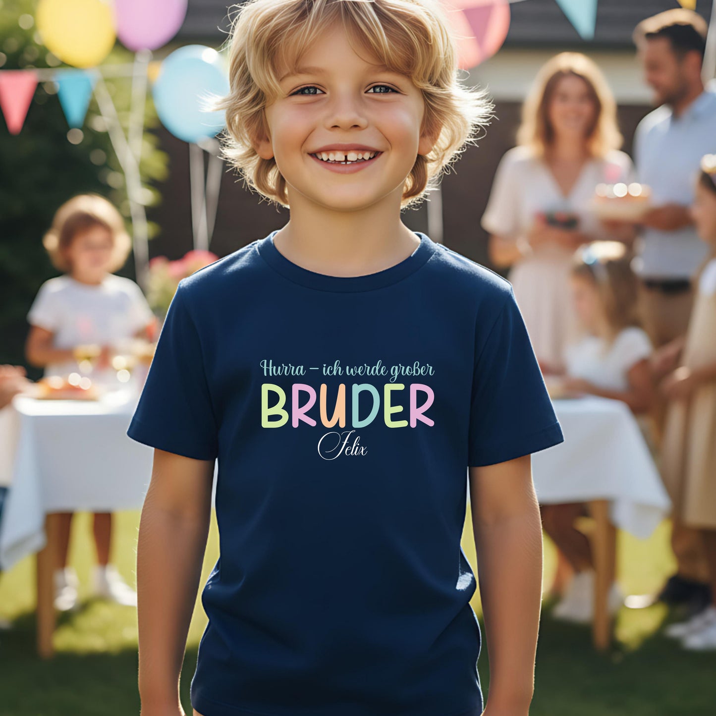 Ich werde großer Bruder T-Shirt | Babyankündigung Geschwister Outfit