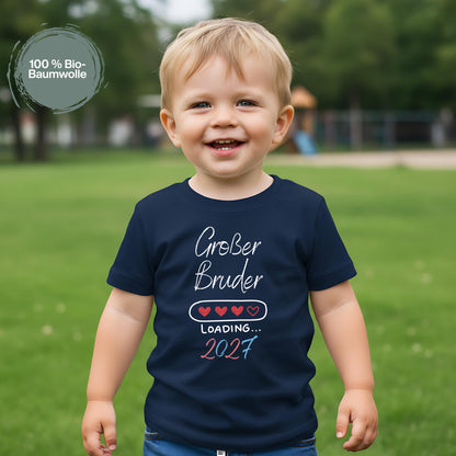 Ich werde großer Bruder Shirt Loading | Geschwister Outfit zur Babyankündigung
