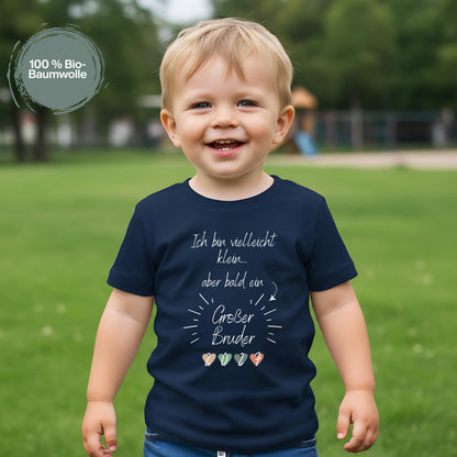 Ich werde großer Bruder Shirt | Geschwister Outfit zur Babyankündigung