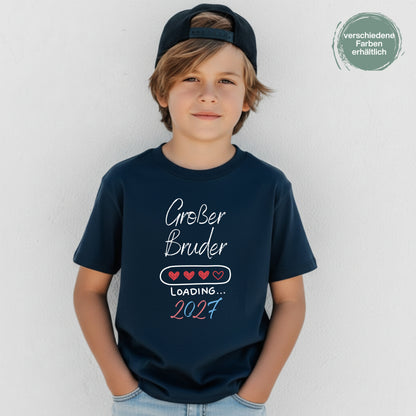 Ich werde großer Bruder Shirt Loading | Geschwister Outfit zur Babyankündigung