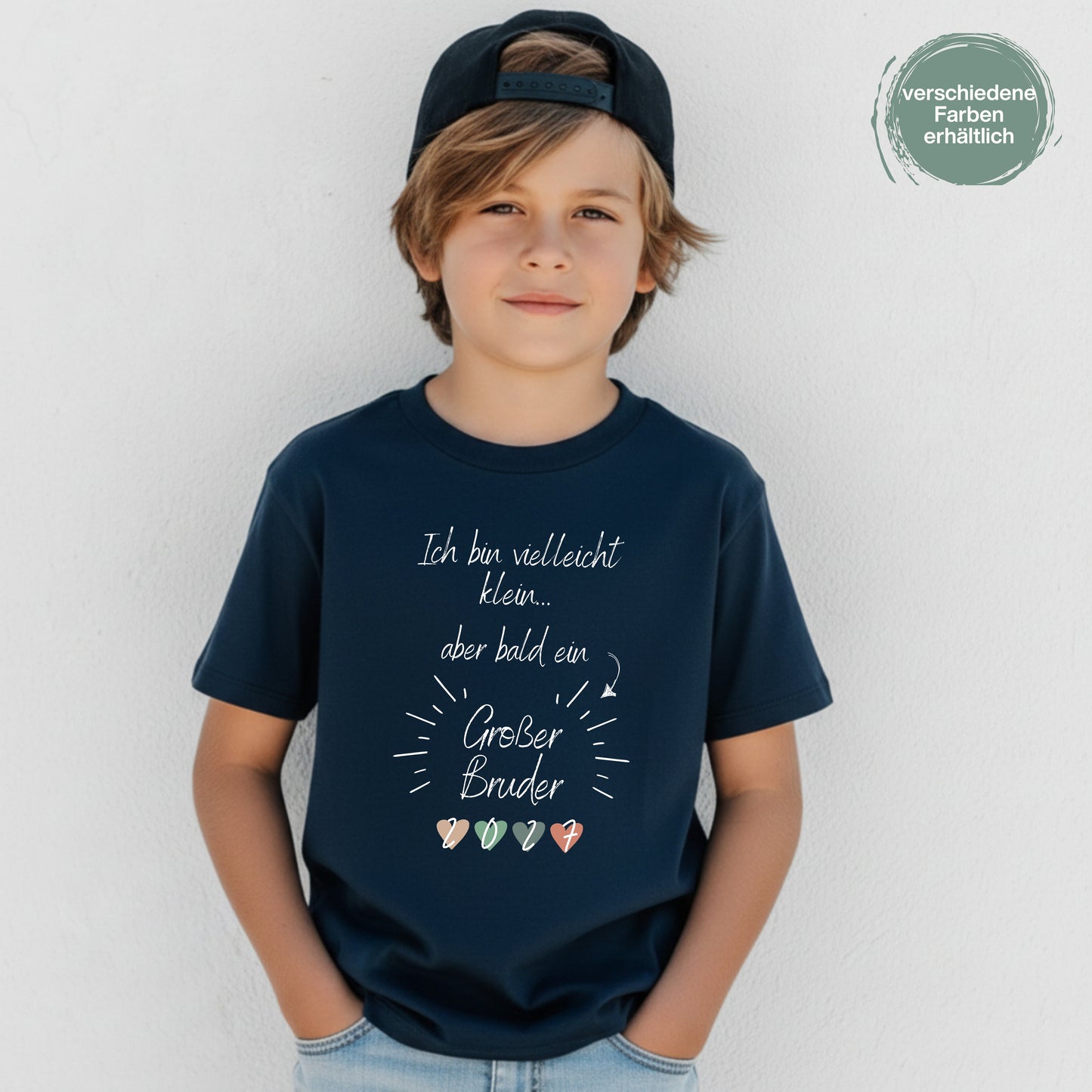 Ich werde großer Bruder Shirt | Geschwister Outfit zur Babyankündigung