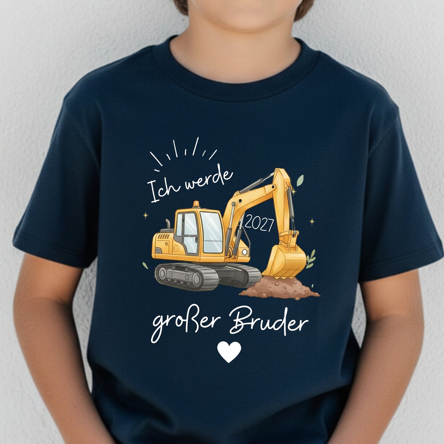 Ich werde großer Bruder T-Shirt Bagger | Babyankündigung Geschwister Outfit