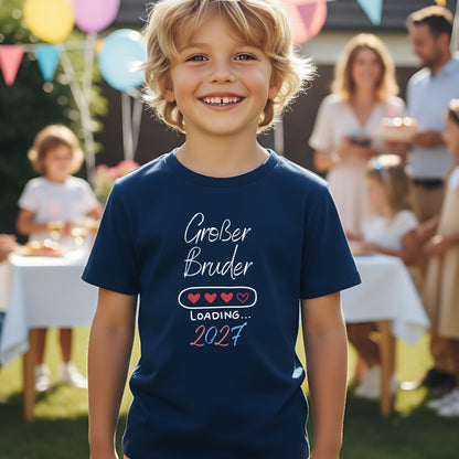 Ich werde großer Bruder Shirt Loading | Geschwister Outfit zur Babyankündigung