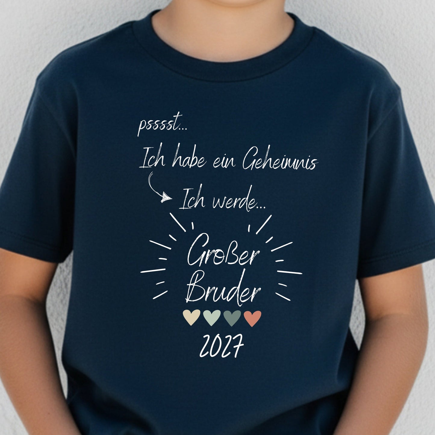 Ich werde großer Bruder Shirt Geheimnis | T-Shirt zur Schwangerschaftsverkündung