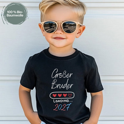 Ich werde großer Bruder Shirt Loading | Geschwister Outfit zur Babyankündigung