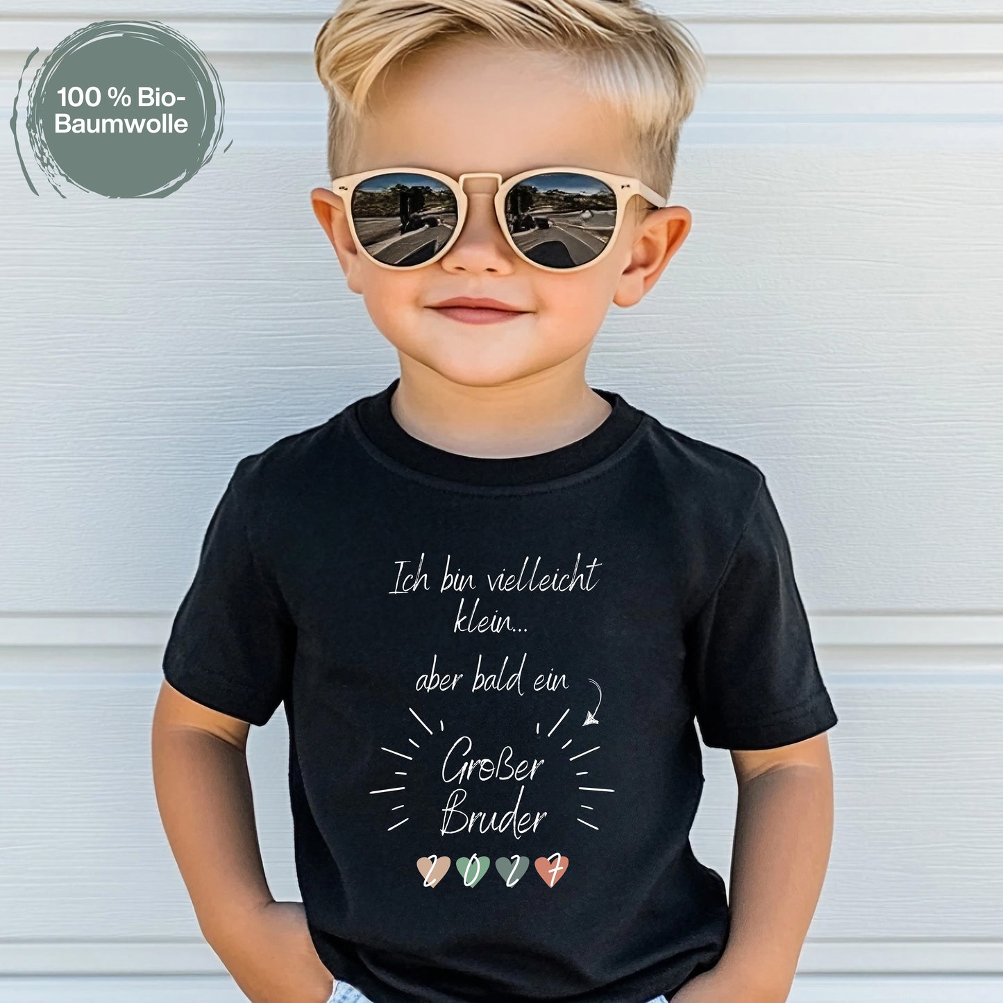 Ich werde großer Bruder Shirt | Geschwister Outfit zur Babyankündigung