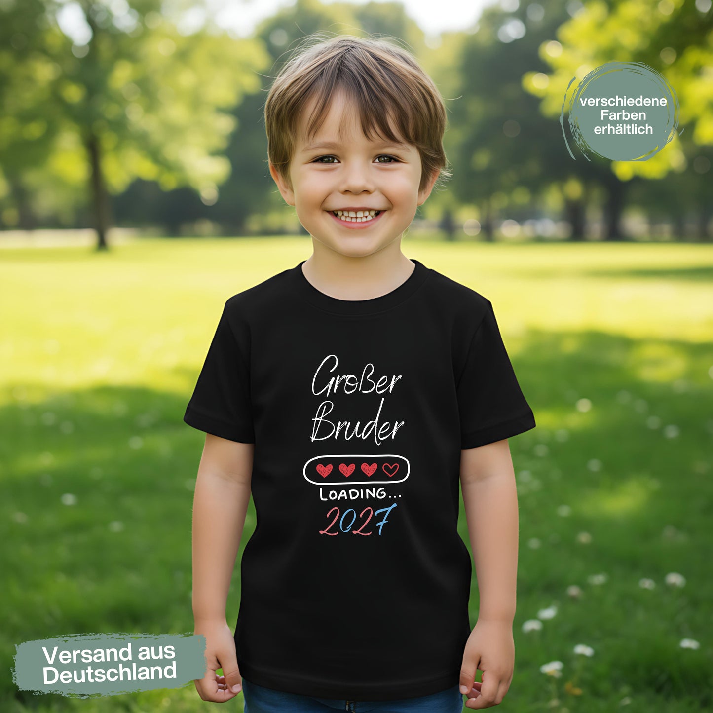 Ich werde großer Bruder Shirt Loading | Geschwister Outfit zur Babyankündigung