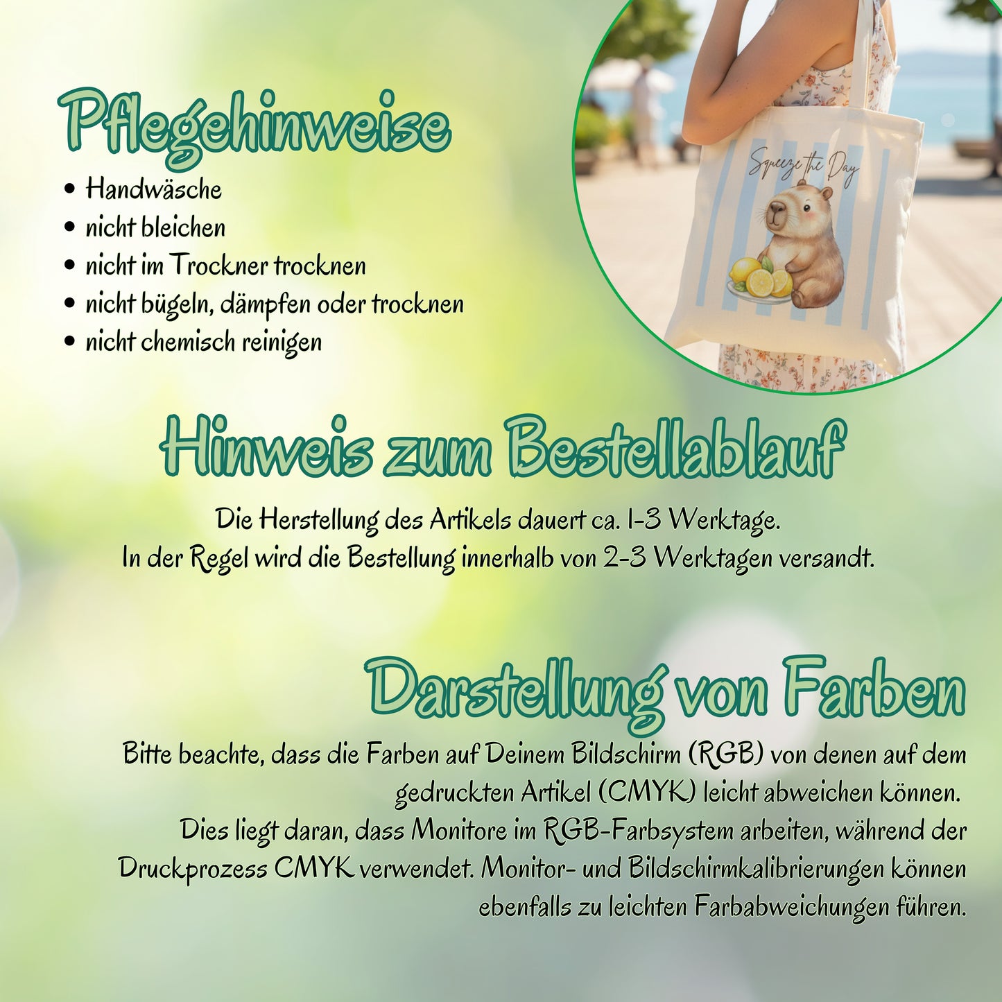 Capybara Stofftasche aus hochwertiger Baumwolle mit niedlichem Capybara und frischen Zitronen im sommerlichen Streifen-Design. Der Stoffbeutel zeigt den Spruch „Squeeze the Day“ und eignet sich als Einkaufstasche, Tragetasche oder Baumwolltasche für Alltag, Shopping, Urlaub und Freizeit. Perfekt als Capybara Tasche, Capybara Geschenk oder Geschenk für Capybara Fans und Tierliebhaber. Robuster Stoffbeutel mit hochwertigem Druck, langen Henkeln und Sommermotiv, ideal als nachhaltige Einkaufstasche