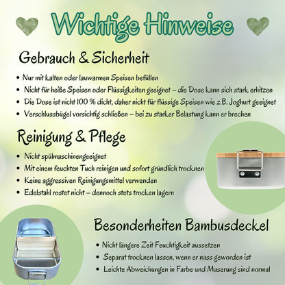 Personalisierte Brotdose Edelstahl Kinder mit Namen | Hund Lunchbox Kindergarten & Schule