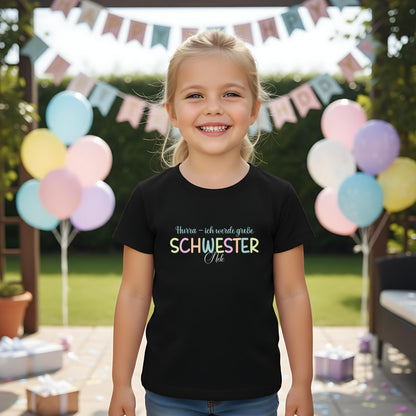 Ich werde große Schwester Shirt | Geschwister Outfit zur Schwangerschaftsverkündung