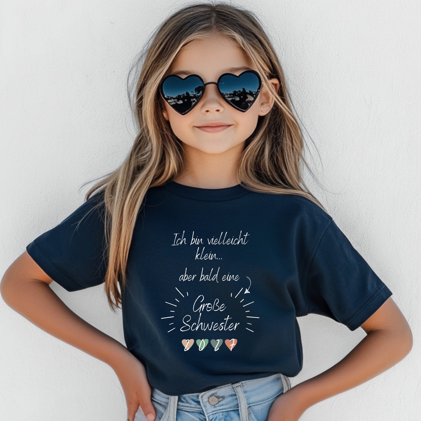 Ich werde große Schwester Shirt | Geschwister Outfit zur Babyankündigung