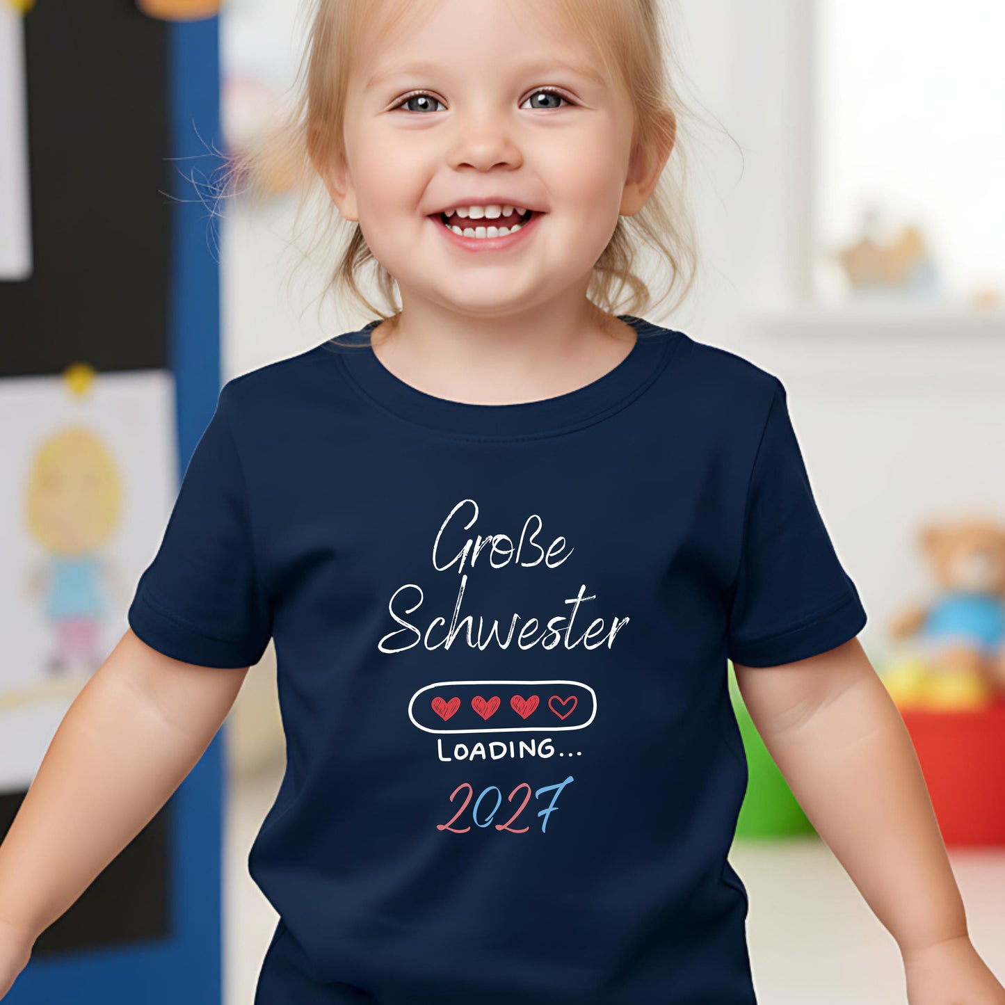 Ich werde große Schwester Shirt Loading | Geschwister Outfit zur Babyankündigung