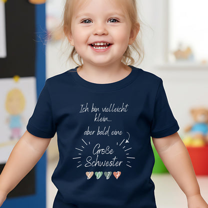 Ich werde große Schwester Shirt | Geschwister Outfit zur Babyankündigung