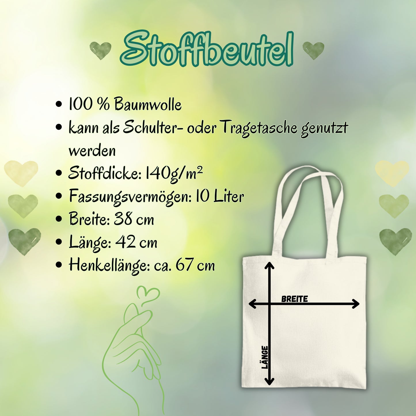 Abi in der Tasche Stoffbeutel | Einkaufstasche Abitur 2026 | Abi Geschenkidee
