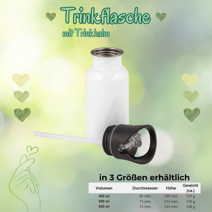 Trinkflasche Kinder personalisiert mit Namen | Otter Kinder Trinkflasche Edelstahl