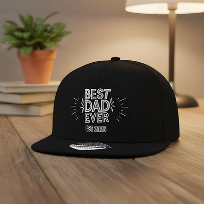 Papa Cap Best Dad Ever personalisiert | Snapback Cap Papa Geschenk Geburtstag