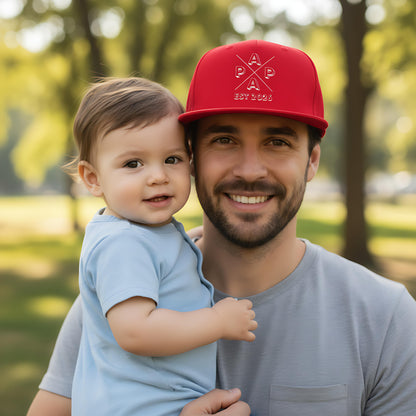 Papa Cap personalisiert | Snapback Cap Papa Geschenk Geburtstag | Papa Cappy