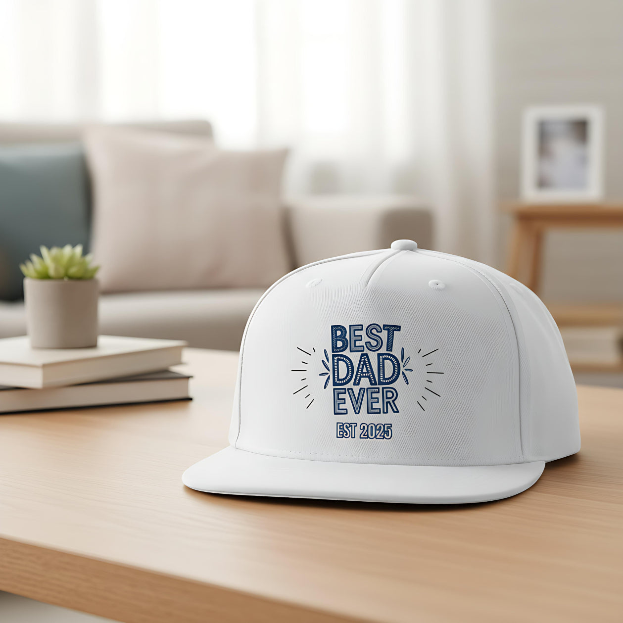 Papa Cap Best Dad Ever personalisiert | Snapback Cap Papa Geschenk Geburtstag