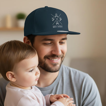 Papa Cap personalisiert | Snapback Cap Papa Geschenk Geburtstag | Papa Cappy