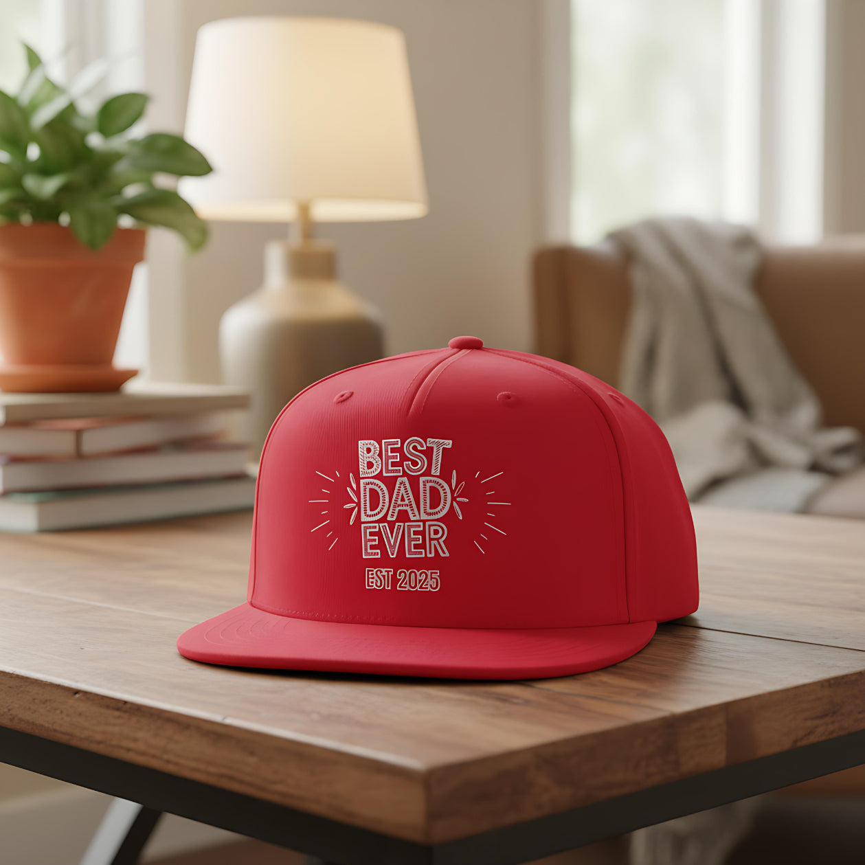 Papa Cap Best Dad Ever personalisiert | Snapback Cap Papa Geschenk Geburtstag