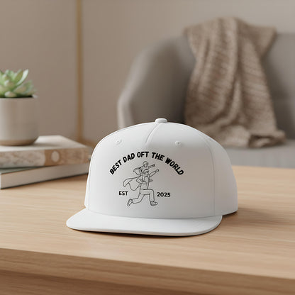 Papa Cap personalisiert Best Dad of the World | Superhelden Snapback Cap Geschenk Papa