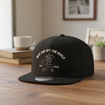 Papa Cap personalisiert Best Dad of the World | Superhelden Snapback Cap Geschenk Papa