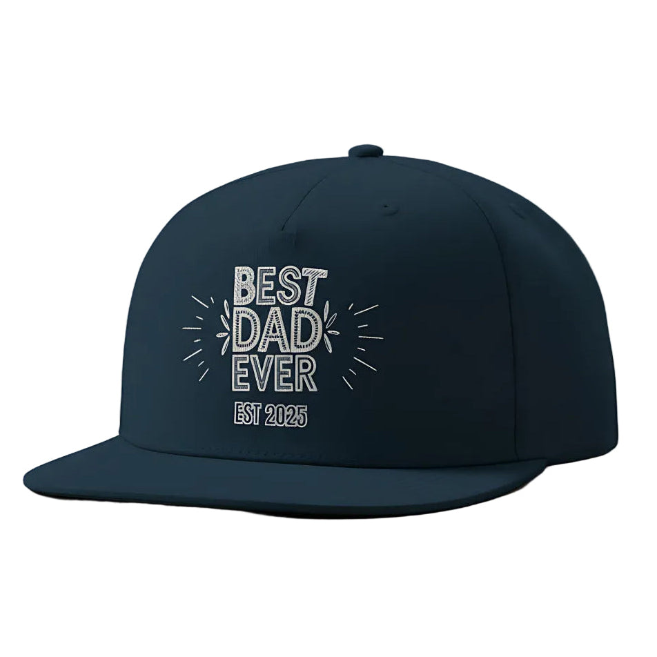 Papa Cap Best Dad Ever personalisiert | Snapback Cap Papa Geschenk Geburtstag