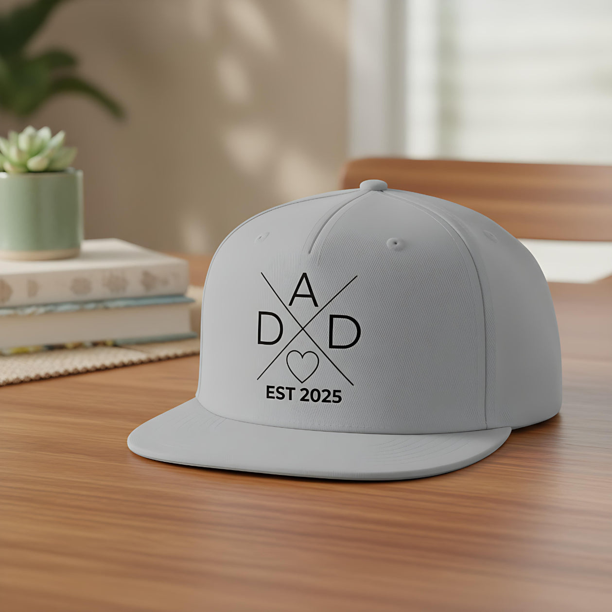 Papa Cap personalisiert DAD EST | Snapback Cap Geschenk Papa Vatertag Geburtstag