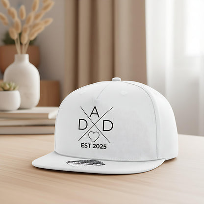Papa Cap personalisiert DAD EST | Snapback Cap Geschenk Papa Vatertag Geburtstag