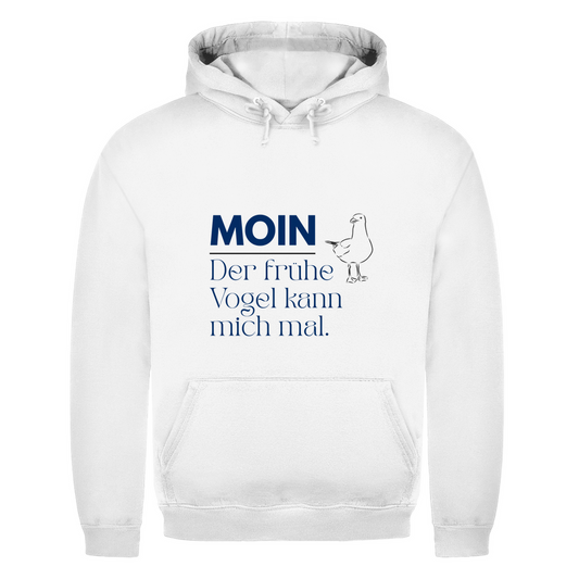 MOIN Hoodie – Der frühe Vogel kann mich mal | Kapuzenpullover Nordsee