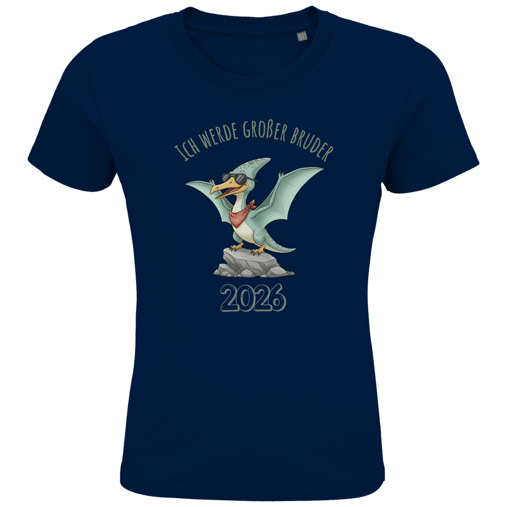 Ich werde großer Bruder Shirt 2027 mit Dino | Flugsaurier T-Shirt zur Schwangerschaftsverkündung