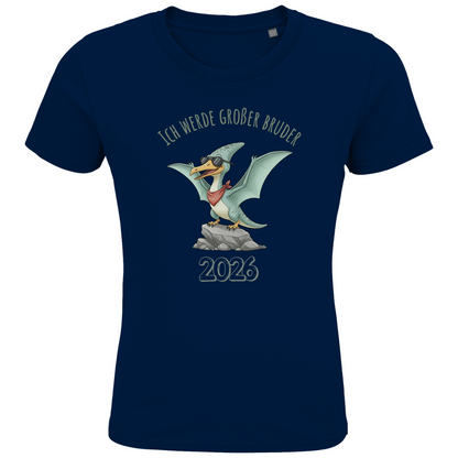 Ich werde großer Bruder Shirt 2027 mit Dino | Flugsaurier T-Shirt zur Schwangerschaftsverkündung