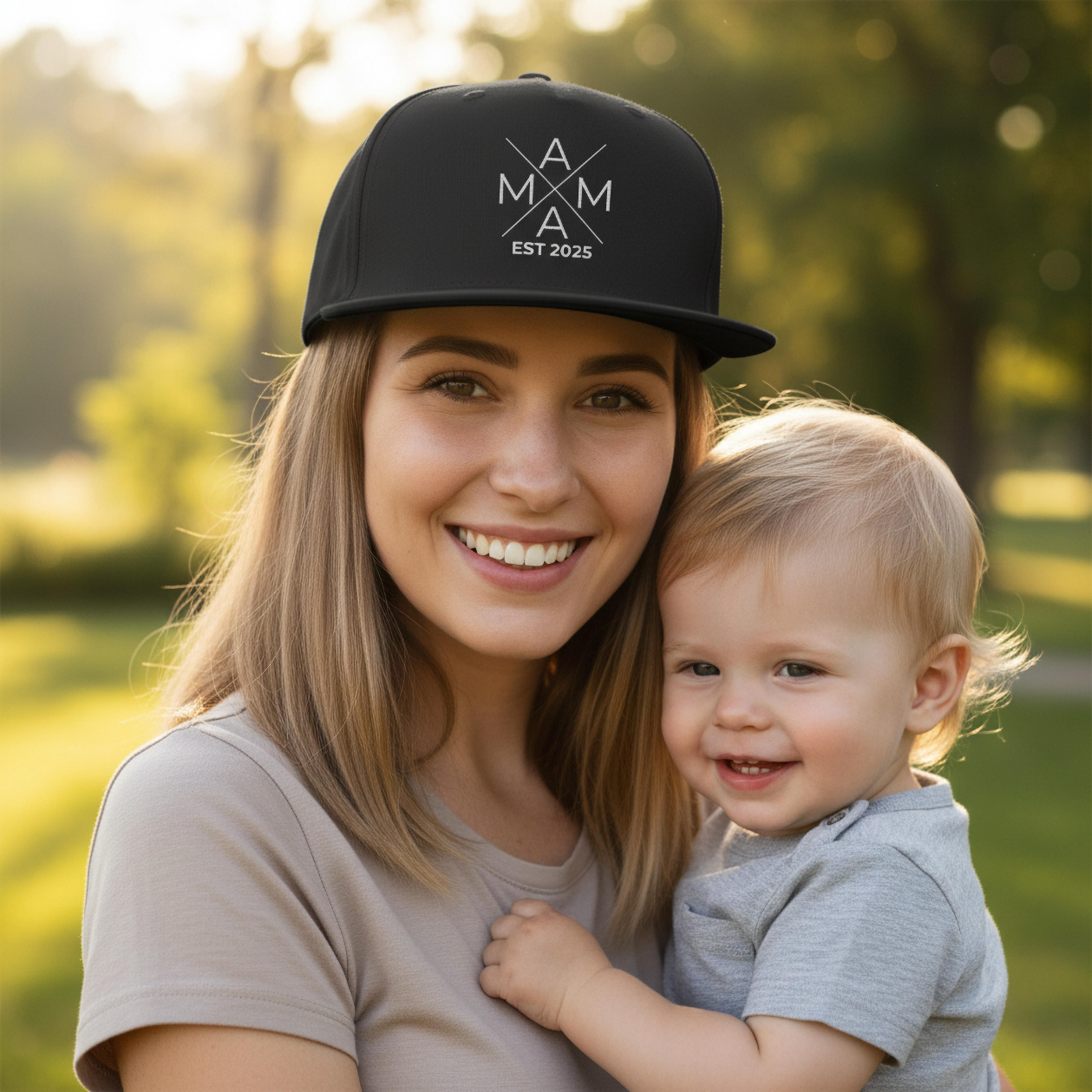 Mama Cap personalisiert | Snapback Cap Mama Geschenk Muttertag Geburtstag