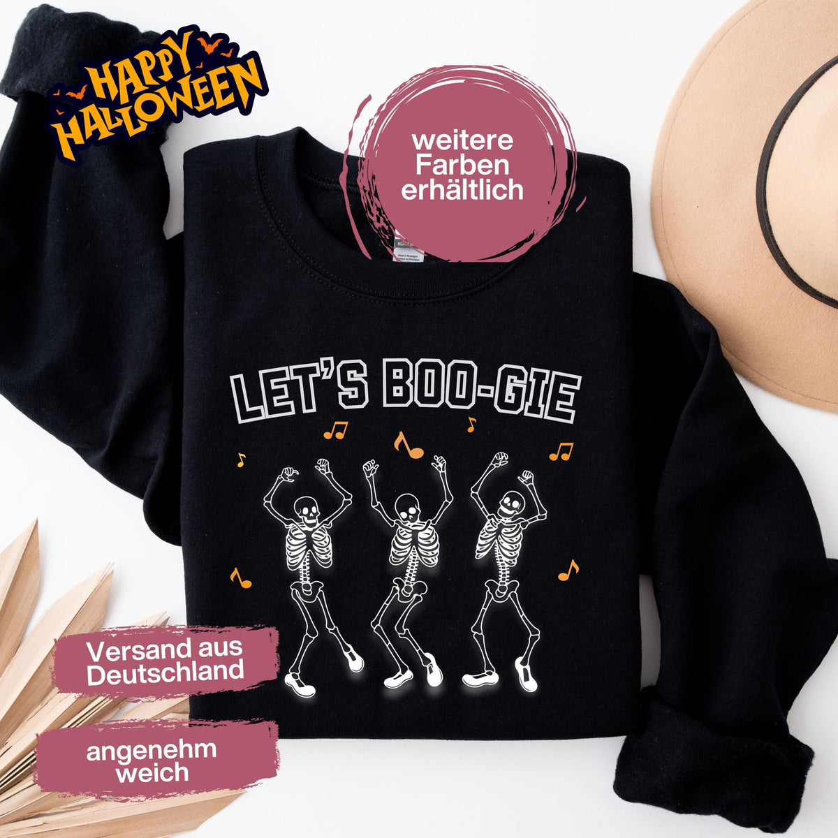 Hochwertiges Halloween Outfit für Damen und Herren – gemütlicher Halloween Pullover und Halloween Sweatshirt, ideal als Halloween Outfit Damen, Halloween Outfit Herren oder Halloween Outfit Frauen. Angesagte Halloween Sweaters und Halloween Pullis für Herbst und Party. Sweatshirts Halloween in verschiedenen Farben, auch als Kürbis Pullover Damen erhältlich. Bequemes Halloween Sweatshirt Damen und Herren – perfektes Halloween Outfit Männer.