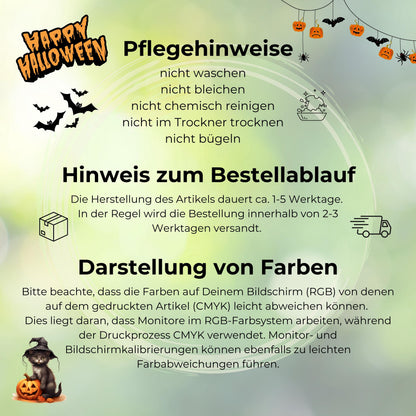 Süßes oder Saures Tasche Kinder | Halloween Beutel mit Namen | Personalisierter Turnbeutel für Süßigkeiten Halloween Beutel Jungen Mädchen