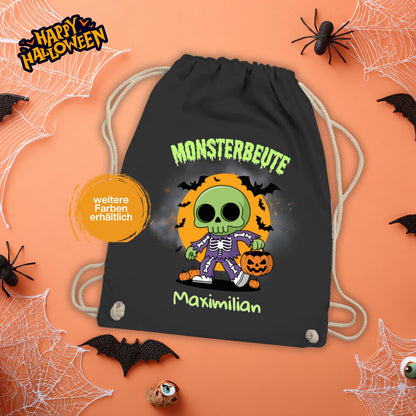 Halloween Tasche Kinder – personalisierter Turnbeutel für Süßes oder Saures. Perfekt als Halloween Stoffbeutel, Jutebeutel oder Sammelbeutel zum Trick or Treat. Nachhaltige Alternative zur Plastiktüte, robust, langlebig und wiederverwendbar. Ideal für Kinder zum Sammeln von Süßigkeiten, als Halloween Goodie Bag oder Partytasche. Personalisierbar mit Namen, dadurch einzigartig. Praktische Halloween Süßigkeiten Tasche für Kinderkostüm, Schule, Party und Süßigkeitenjagd.