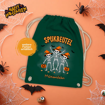 Halloween Tasche Kinder – personalisierter Turnbeutel für Süßes oder Saures. Perfekt als Halloween Stoffbeutel, Jutebeutel oder Sammelbeutel zum Trick or Treat. Nachhaltige Alternative zur Plastiktüte, robust, langlebig und wiederverwendbar. Ideal für Kinder zum Sammeln von Süßigkeiten, als Halloween Goodie Bag oder Partytasche. Personalisierbar mit Namen, dadurch einzigartig. Praktische Halloween Süßigkeiten Tasche für Kinderkostüm, Schule, Party und Süßigkeitenjagd.