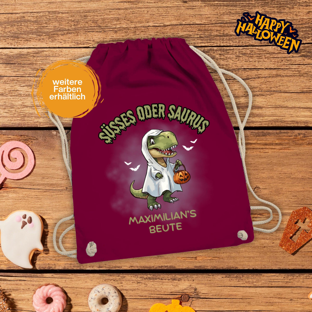 Halloween Tasche Kinder – personalisierter Turnbeutel für Süßes oder Saures. Perfekt als Halloween Stoffbeutel, Jutebeutel oder Sammelbeutel zum Trick or Treat. Nachhaltige Alternative zur Plastiktüte, robust, langlebig und wiederverwendbar. Ideal für Kinder zum Sammeln von Süßigkeiten, als Halloween Goodie Bag oder Partytasche. Personalisierbar mit Namen, dadurch einzigartig. Praktische Halloween Süßigkeiten Tasche für Kinderkostüm, Schule, Party und Süßigkeitenjagd.