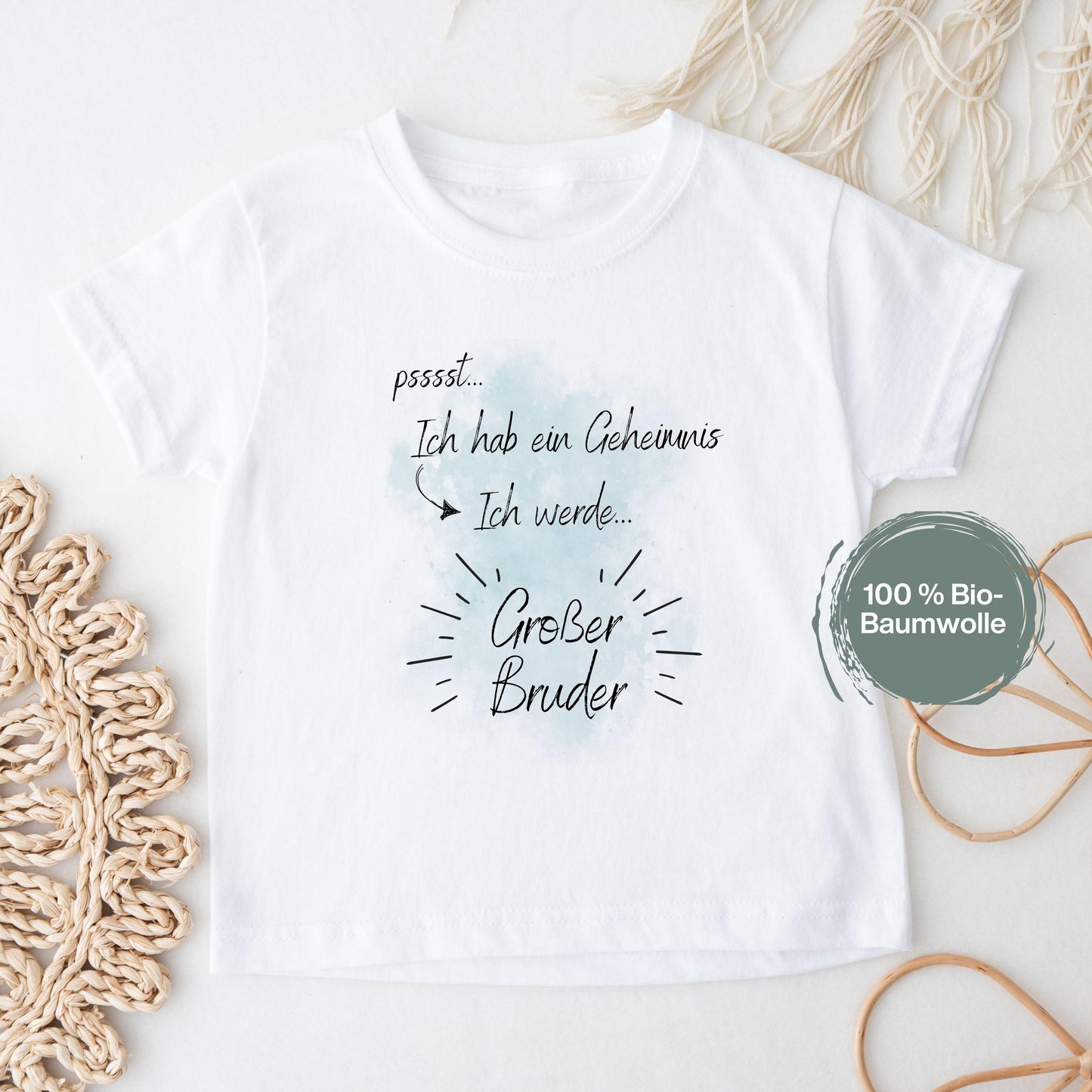 Ich werde großer Bruder T-Shirt | Geschenk für großen Bruder | Shirt Schwangerschaft verkünden