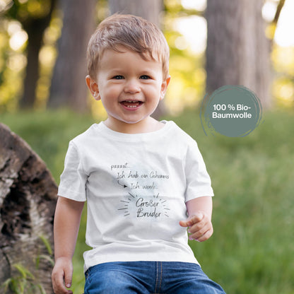 Ich werde großer Bruder T-Shirt | Geschenk für großen Bruder | Shirt Schwangerschaft verkünden