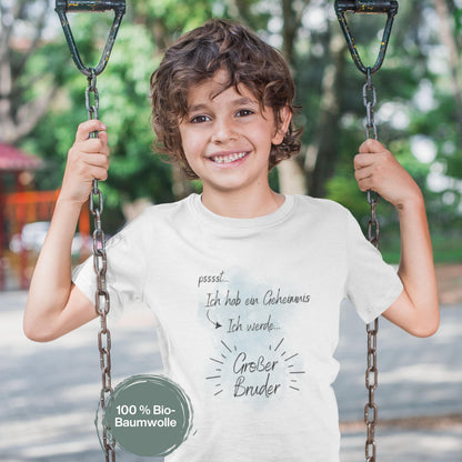 Ich werde großer Bruder T-Shirt | Geschenk für großen Bruder | Shirt Schwangerschaft verkünden