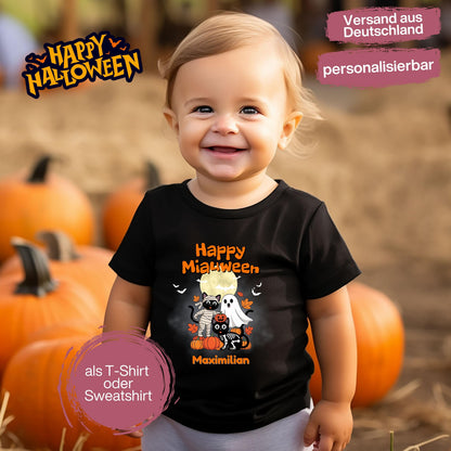 Halloween T-Shirt oder Sweatshirt für Kinder – ideal für „Süßes oder Saures“! Dein Kind ist perfekt gekleidet für Halloween mit diesem bequemen Shirt oder Pullover in Schwarz oder Weiß. Niedliches Design für Jungen & Mädchen, ideal für Halloween Partys, Kindergarten & das erste Halloween. Beliebt als „mein erstes Halloween“ Outfit oder Halloween Kleidung für Kinder. Auch als langarm Shirt für kühlere Tage geeignet. Ein Must-have für kleine Gruselfans! 🎃
