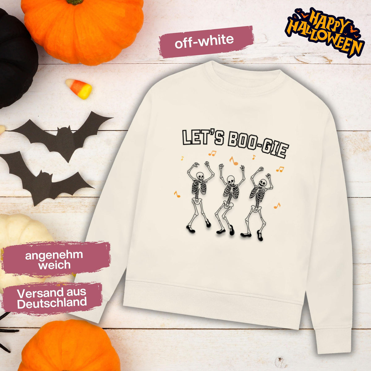 Hochwertiges Halloween Outfit für Damen und Herren – gemütlicher Halloween Pullover und Halloween Sweatshirt, ideal als Halloween Outfit Damen, Halloween Outfit Herren oder Halloween Outfit Frauen. Angesagte Halloween Sweaters und Halloween Pullis für Herbst und Party. Sweatshirts Halloween in verschiedenen Farben, auch als Kürbis Pullover Damen erhältlich. Bequemes Halloween Sweatshirt Damen und Herren – perfektes Halloween Outfit Männer.