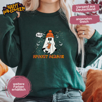 Hochwertiges Halloween Outfit für Damen und Herren – gemütlicher Halloween Pullover und Halloween Sweatshirt, ideal als Halloween Outfit Damen, Halloween Outfit Herren oder Halloween Outfit Frauen. Angesagte Halloween Sweaters und Halloween Pullis für Herbst und Party. Sweatshirts Halloween in verschiedenen Farben, auch als Kürbis Pullover Damen erhältlich. Bequemes Halloween Sweatshirt Damen und Herren – perfektes Halloween Outfit Männer. Halloween Pullover Geist Spooky Season